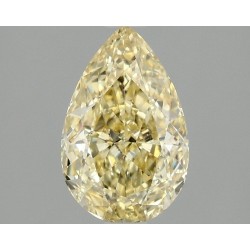 Diament laboratoryjny o barwie fantazyjnej szlif gruszkowy, 1.54ct, VVS2, Fancy Intense Yellow, IGI LG689542591