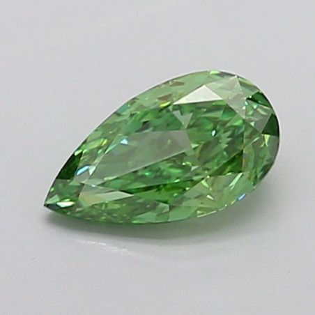 Diament laboratoryjny o barwie fantazyjnej szlif gruszkowy, 1.02ct, VVS2, Fancy Vivid Green, IGI LG735518633