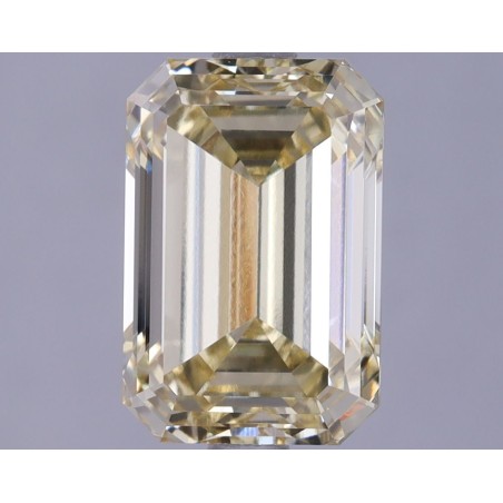Diament laboratoryjny o barwie fantazyjnej szlif szmaragdowy, 2.9ct, VVS2, Fancy Yellow, IGI LG624430981