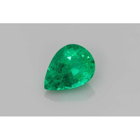 Szmaragd szlif gruszkowy, 1 ct, GREEN, GIA 6485440474
