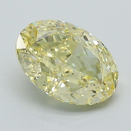 Diament laboratoryjny o barwie fantazyjnej szlif owalny, 1.73ct, VVS2, Fancy Intense Yellow, IGI LG652424490