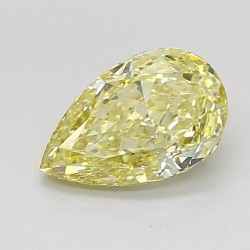 Diament laboratoryjny o barwie fantazyjnej szlif gruszkowy, 1.05ct, VVS2, Fancy Yellow, IGI LG727546489
