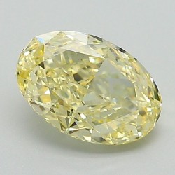 Diament laboratoryjny o barwie fantazyjnej szlif owalny, 1.21ct, VVS2, Fancy Intense Yellow, IGI LG680551523
