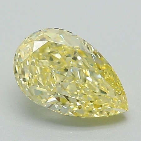 Diament laboratoryjny o barwie fantazyjnej szlif gruszkowy, 1.17ct, VVS2, Fancy Intense Yellow, IGI LG694554888