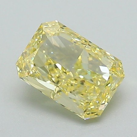 Diament laboratoryjny o barwie fantazyjnej radiant, 1.06ct, VVS2, Fancy Intense Yellow, IGI LG722549171