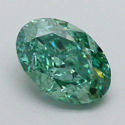 Diament laboratoryjny o barwie fantazyjnej szlif owalny, 1.92ct, VVS2, Fancy Vivid Green, IGI LG660480231