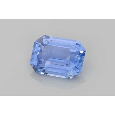 Szafir szlif szmaragdowy, 3.03 ct, BLUE, GIA 1527053812