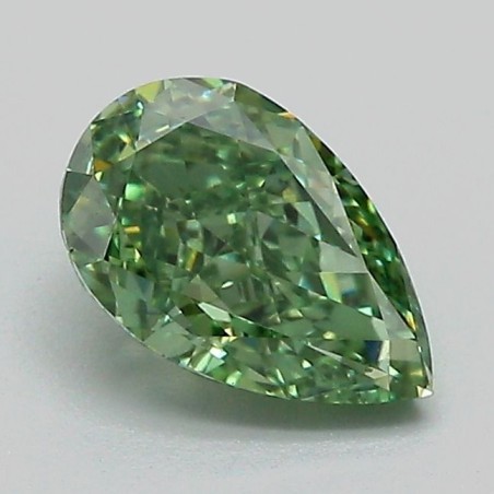 Diament laboratoryjny o barwie fantazyjnej szlif gruszkowy, 1.01ct, VVS2, Fancy Vivid Green, IGI LG739514668