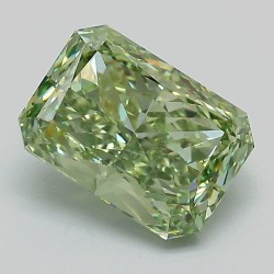 Diament laboratoryjny o barwie fantazyjnej radiant, 2.51ct, VVS2, Fancy Vivid Green, IGI LG728531008