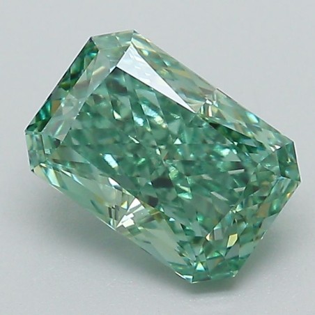 Diament laboratoryjny o barwie fantazyjnej radiant, 1.65ct, VVS2, Fancy Vivid Green, IGI LG717505954