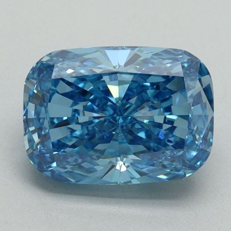 Diament laboratoryjny o barwie fantazyjnej szlif poduszkowy brylantowy, 1.75ct, VVS2, Fancy Vivid Blue, IGI LG644444262
