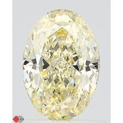 Diament laboratoryjny o barwie fantazyjnej szlif owalny, 1.07ct, VVS2, Fancy Light Yellow, IGI LG728566383