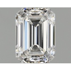 Diament laboratoryjny bezbarwny szlif szmaragdowy, 1.07ct, VVS2, D, IGI LG671495390