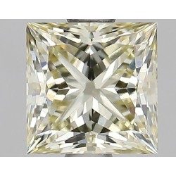 Diament laboratoryjny o barwie fantazyjnej szlif princess, 1.24ct, VVS2, Fancy Yellow, IGI LG627458186