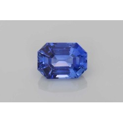 Szafir szlif szmaragdowy, 2.6 ct, BLUE, GIA 7528146779