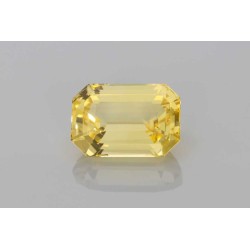 Szafir szlif szmaragdowy, 4.54 ct, YELLOW, GIA 1519944940