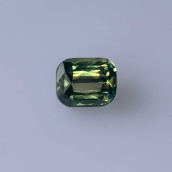 Szafir szlif poduszkowy, 2.02 ct, GREEN, GIA 1519944909