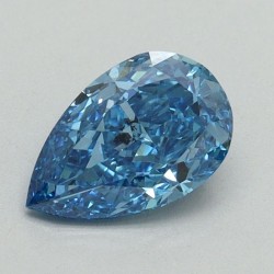 Diament laboratoryjny o barwie fantazyjnej szlif gruszkowy, 0.81ct, VVS2, Fancy Vivid Blue, IGI LG665443022
