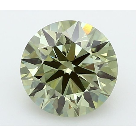 Diament laboratoryjny o barwie fantazyjnej szlif okrągły, 1.75ct, VVS2, Fancy Vivid Green, IGI LG731501237