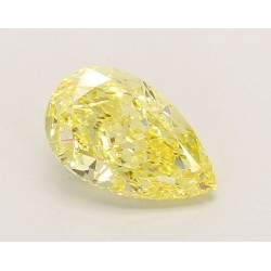 Diament laboratoryjny o barwie fantazyjnej szlif gruszkowy, 2.08ct, VVS2, Fancy Vivid Yellow, IGI LG739509072
