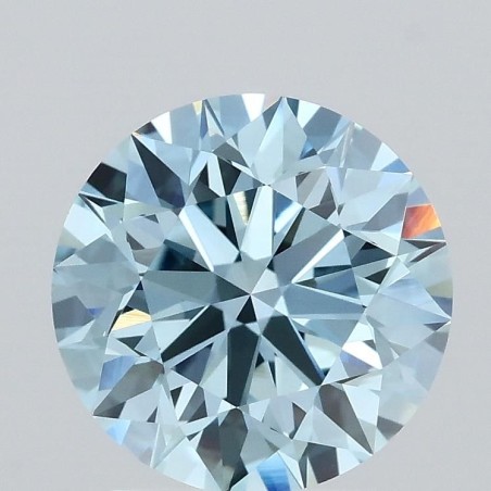 Diament laboratoryjny o barwie fantazyjnej szlif okrągły, 2.21ct, VVS2, Fancy Vivid Blue, IGI LG705518740