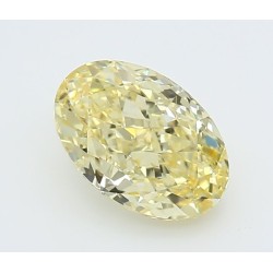 Diament laboratoryjny o barwie fantazyjnej szlif owalny, 1.54ct, VVS2, Fancy Intense Yellow, IGI LG729526578