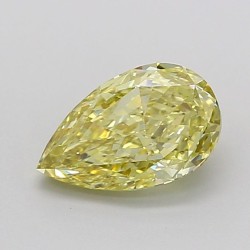 Diament laboratoryjny o barwie fantazyjnej szlif gruszkowy, 1.05ct, VVS2, Fancy Yellow, IGI LG731554166