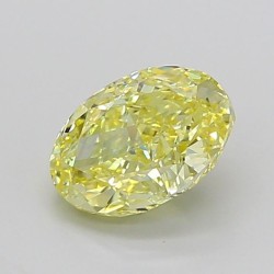 Diament laboratoryjny o barwie fantazyjnej szlif owalny, 1.5ct, VVS2, Fancy Intense Yellow, IGI LG734511707