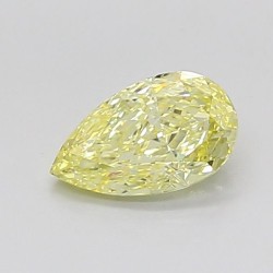 Diament laboratoryjny o barwie fantazyjnej szlif gruszkowy, 1.04ct, VVS2, Fancy Yellow, IGI LG737564812