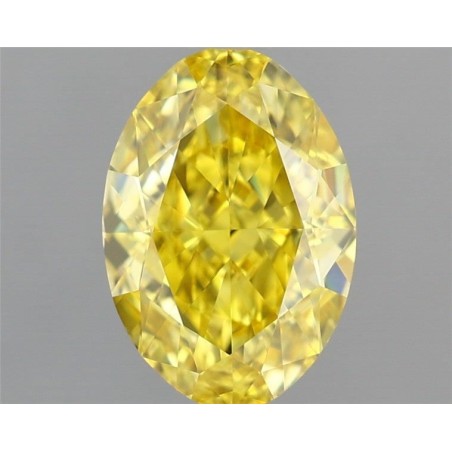 Diament laboratoryjny o barwie fantazyjnej szlif owalny, 1.69ct, VVS1, Fancy Vivid Yellow, IGI LG722549047