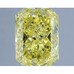 Diament laboratoryjny o barwie fantazyjnej radiant, 1ct, VVS2, Fancy Vivid Yellow, IGI LG722505233