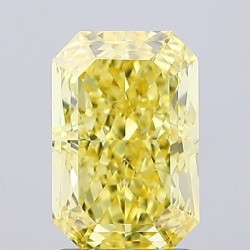 Diament laboratoryjny o barwie fantazyjnej radiant, 2.21ct, VVS2, Fancy Intense Yellow, IGI LG724544287