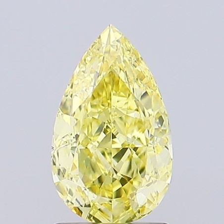 Diament laboratoryjny o barwie fantazyjnej szlif gruszkowy, 1.62ct, VVS2, Fancy Intense Yellow, IGI LG723550807