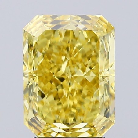 Diament laboratoryjny o barwie fantazyjnej radiant, 2.7ct, VVS2, Fancy Vivid Yellow, IGI LG723573615