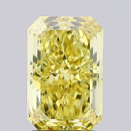 Diament laboratoryjny o barwie fantazyjnej radiant, 2.02ct, VVS2, Fancy Intense Yellow, IGI LG723573619