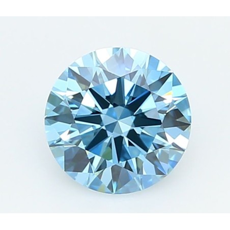 Diament laboratoryjny o barwie fantazyjnej szlif okrągły, 1.03ct, VVS2, Fancy Vivid Blue, IGI LG715588423