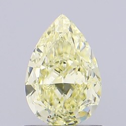 Diament laboratoryjny o barwie fantazyjnej szlif gruszkowy, 1.06ct, VVS2, Fancy Light Yellow, IGI LG734539239