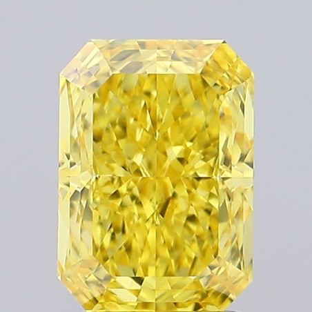 Diament laboratoryjny o barwie fantazyjnej radiant, 2.06ct, VVS2, Fancy Vivid Yellow, IGI LG727511677
