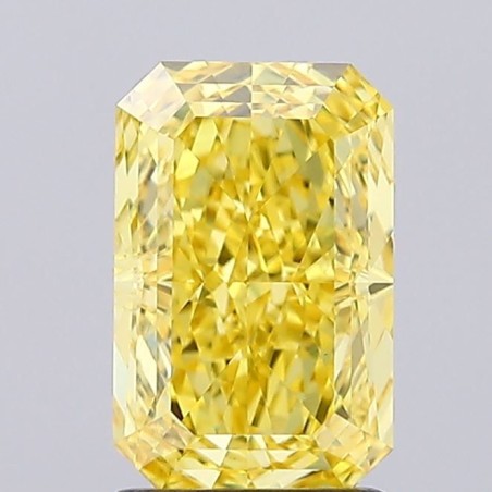 Diament laboratoryjny o barwie fantazyjnej radiant, 2ct, VVS2, Fancy Vivid Yellow, IGI LG729567625