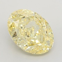 Diament laboratoryjny o barwie fantazyjnej szlif owalny, 2.25ct, VVS2, Fancy Intense Yellow, IGI LG627478143