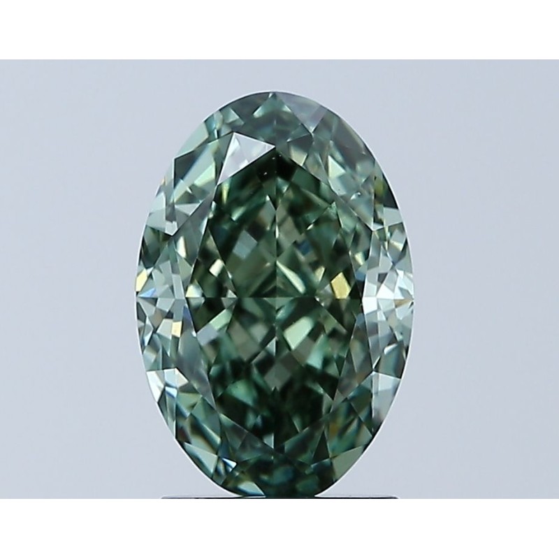Diament laboratoryjny o barwie fantazyjnej szlif owalny, 2.32ct, VVS2, Fancy Vivid Green, IGI LG638434481 Diament laboratoryjny o barwie fantazyjnej szlif owalny, 2.32ct, VVS2, Fancy Vivid Green, IGI LG638434481