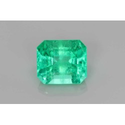 Szmaragd szlif ośmiokątny, 3.83 ct, GREEN, GIA 2486440694