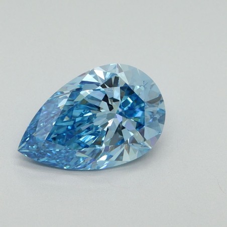 Diament laboratoryjny o barwie fantazyjnej szlif gruszkowy, 1.65ct, VVS2, Fancy Vivid Blue, IGI LG689558741