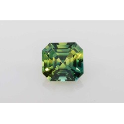 Szafir Asscher, 1.64 ct, BI_COLOR, GIA 6237365963