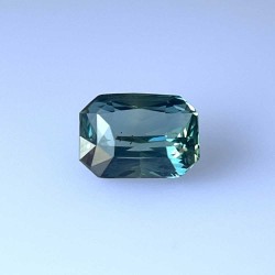 Szafir szlif szmaragdowy, 2.18 ct, TEAL, GIA 5513678421
