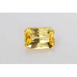 Szafir szlif szmaragdowy, 3.5 ct, YELLOW, GIA 2235480426