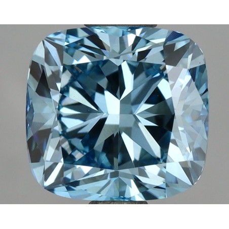 Diament laboratoryjny o barwie fantazyjnej szlif poduszkowy brylantowy, 2.23ct, VVS2, Fancy Vivid Blue, IGI LG670472990