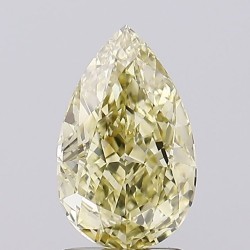 Diament laboratoryjny o barwie fantazyjnej szlif gruszkowy, 2.08ct, VVS2, Fancy Yellow, IGI LG734520565