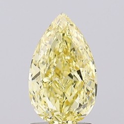 Diament laboratoryjny o barwie fantazyjnej szlif gruszkowy, 1.59ct, VVS2, Fancy Intense Yellow, IGI LG734520570