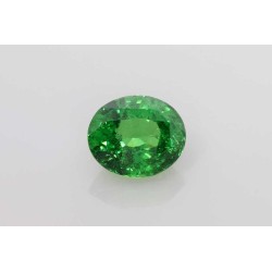 Granat szlif owalny, 3.61 ct, GREEN, GIA 2231479507